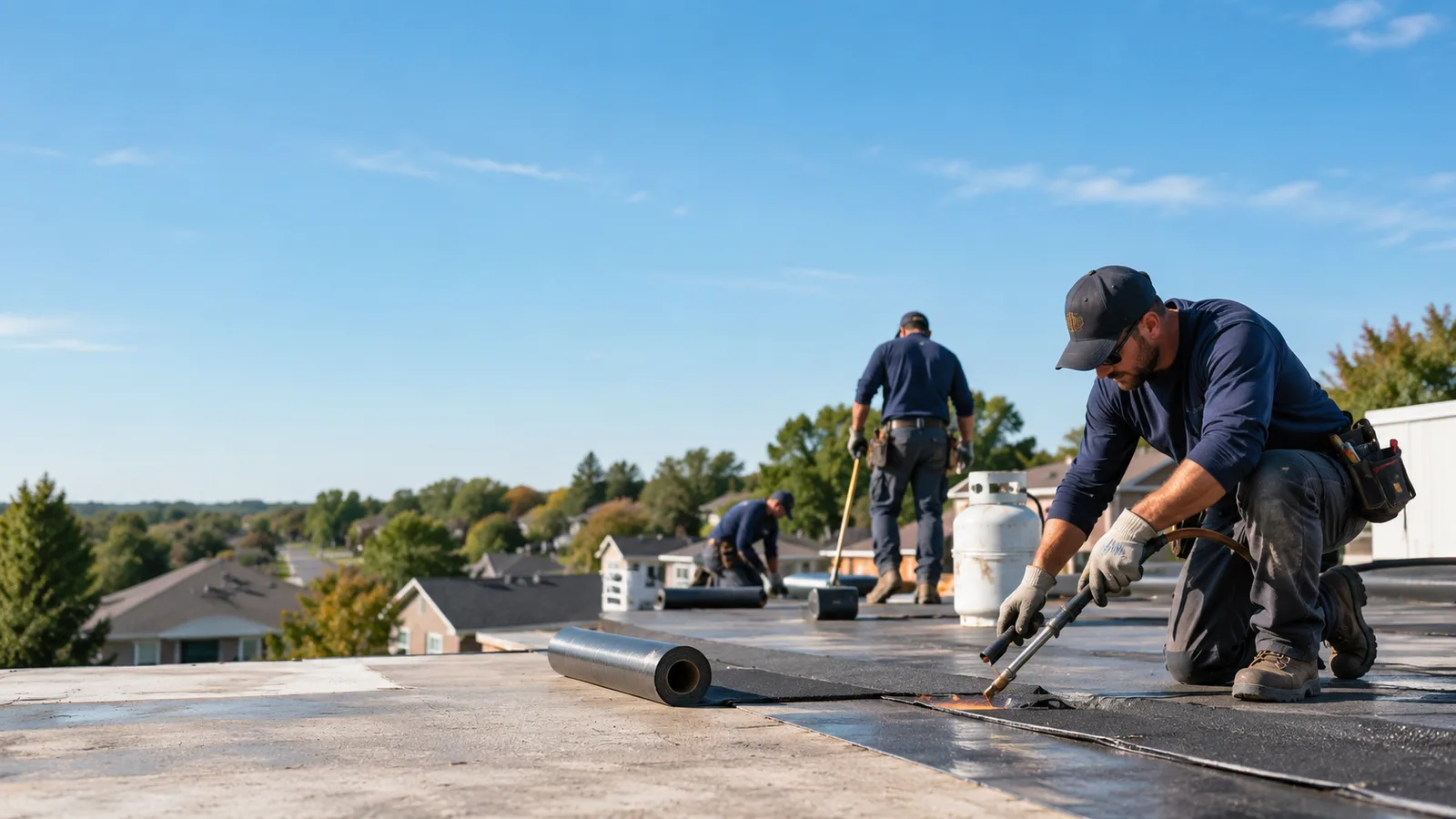 Flat Roof Leak Repair providers in Sublette, IL